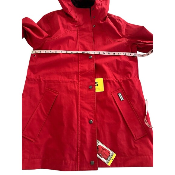 Hunter Water Resistant Cotton Smock Rain Jacket Hood Mesh Lined Drawstring Small - Picture 15 of 16